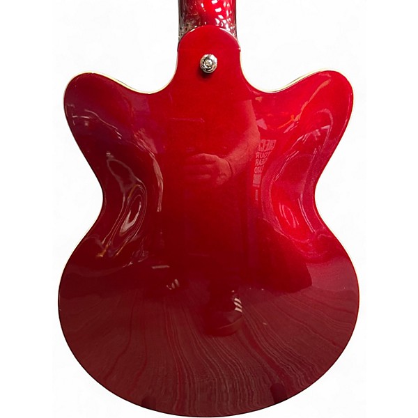 Used Gretsch Guitars g2657t Candy Apple Red Metallic Hollow Body Electric Guitar