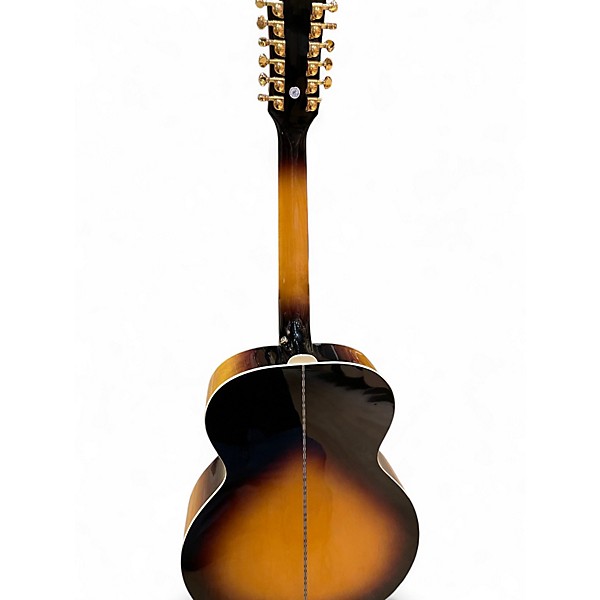 Used Epiphone J-200 12 String Vintage Sunburst 12 String Acoustic Guitar