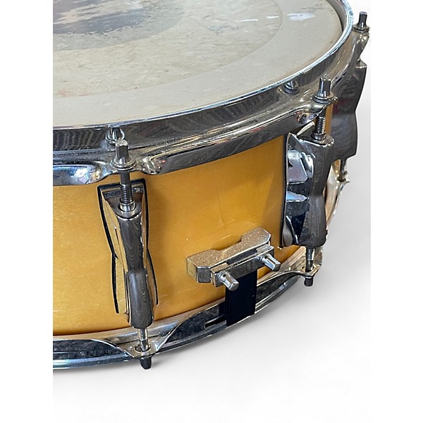 Used Yamaha 14X5.5 Stage Custom Snare Natural Wood Drum
