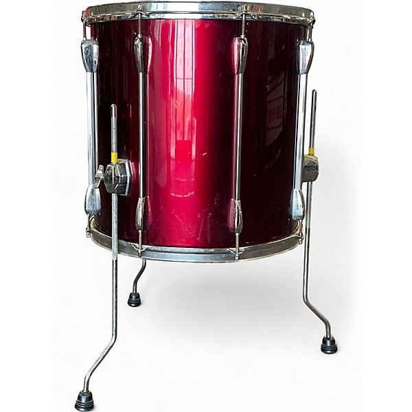 Used Pearl 16X16 Export Series Dark Red Drum