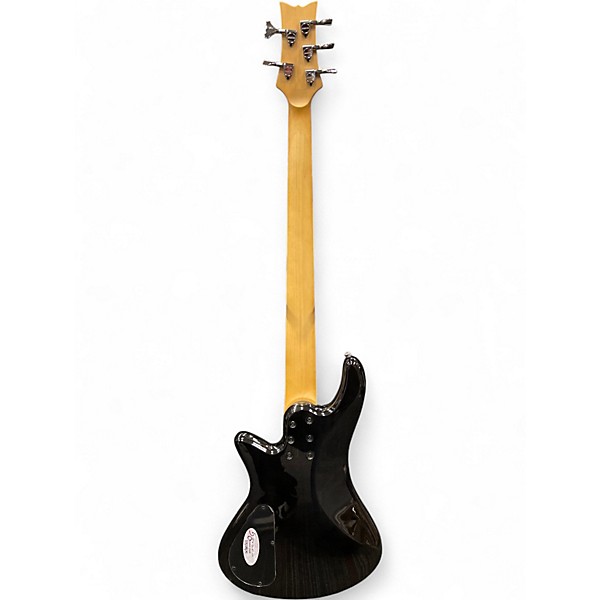 Used Schecter Guitar Research Stiletto Extreme 5 String Black Burst Electric Bass Guitar