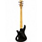 Used Schecter Guitar Research Stiletto Extreme 5 String Black Burst Electric Bass Guitar