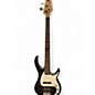 Used Peavey millestone bpx Black and White Electric Bass Guitar thumbnail