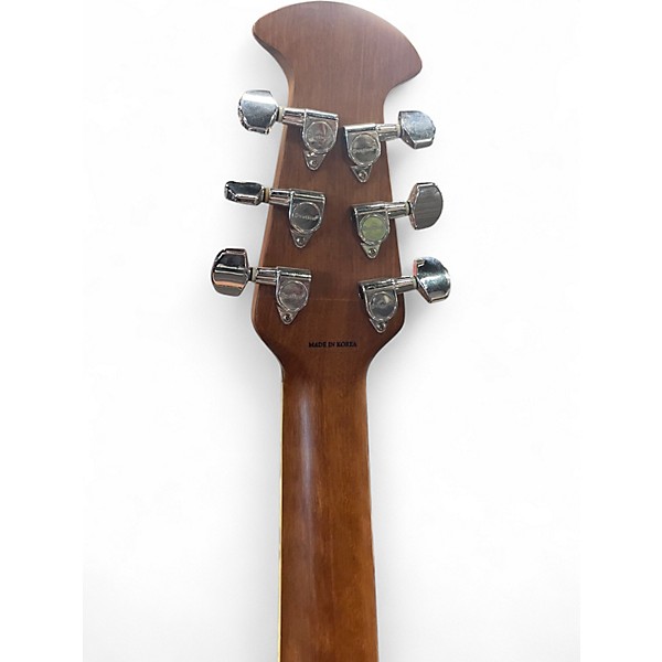 Used Ovation CC057 Celebrity red Acoustic Electric Guitar