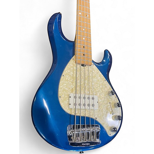 Used Ernie Ball Music Man Stingray 5 H BLUE PEARL Electric Bass Guitar