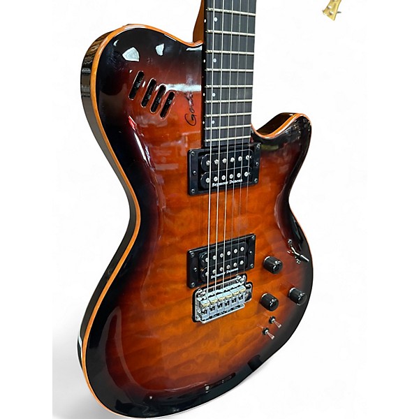 Used Godin LGXT Synth Access 2 Color Sunburst Solid Body Electric Guitar