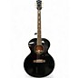 Used Epiphone Inspired by Gibson Custom J-180 LS Ebony Acoustic Electric Guitar thumbnail