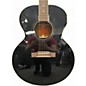 Used Epiphone Inspired by Gibson Custom J-180 LS Ebony Acoustic Electric Guitar