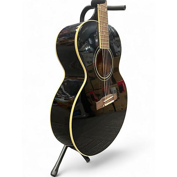Used Epiphone Inspired by Gibson Custom J-180 LS Ebony Acoustic Electric Guitar