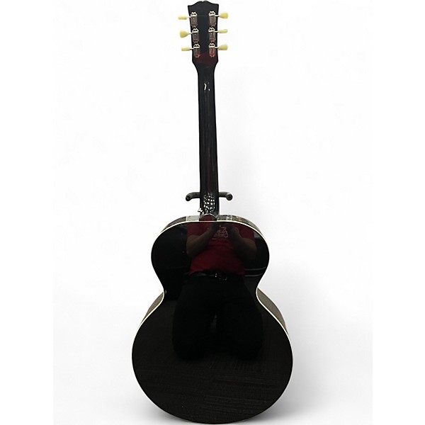 Used Epiphone Inspired by Gibson Custom J-180 LS Ebony Acoustic Electric Guitar