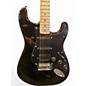 Used Squier Standard Stratocaster Black Solid Body Electric Guitar