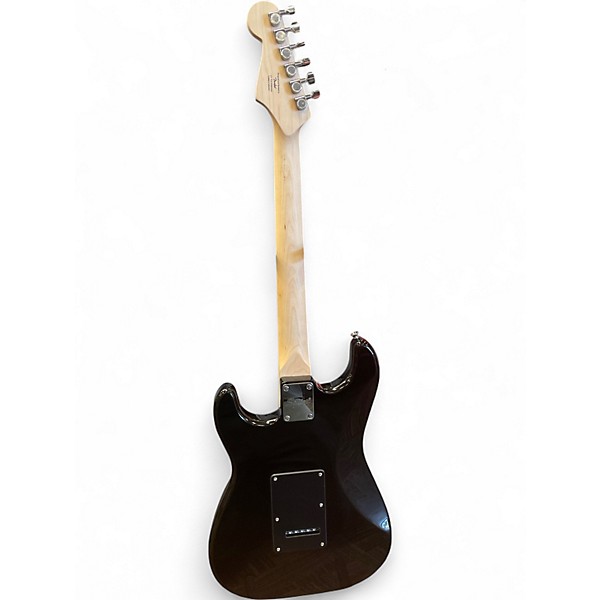 Used Squier Standard Stratocaster Black Solid Body Electric Guitar