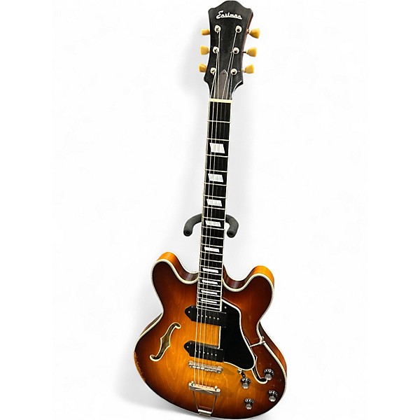 Used Eastman T64/V-T-GB Antique Gold Burst Hollow Body Electric Guitar