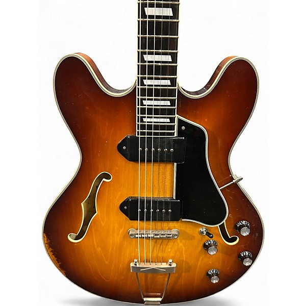 Used Eastman T64/V-T-GB Antique Gold Burst Hollow Body Electric Guitar