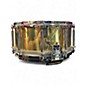 Used Pearl 6.5in Free Floating Brass Snare brass Drum