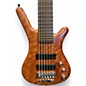 Used Warwick Pro Series Corvette Standard 6 String Natural Electric Bass Guitar