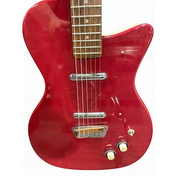 Used Danelectro 57 Maroon Solid Body Electric Guitar