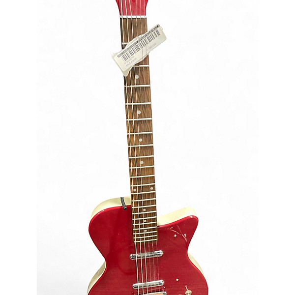 Used Danelectro 57 Maroon Solid Body Electric Guitar