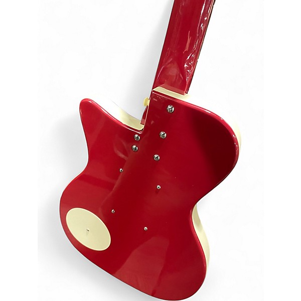 Used Danelectro 57 Maroon Solid Body Electric Guitar