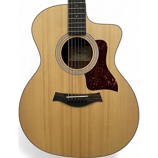 Used Taylor 214CE Natural Acoustic Electric Guitar