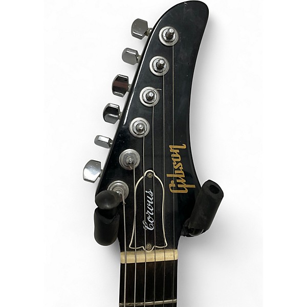 Vintage 1983 Gibson CORVUS Black Solid Body Electric Guitar