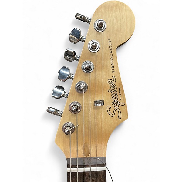 Used Squier Limited Edition Debut Collection Stratocaster Satin California Blue Solid Body Electric Guitar