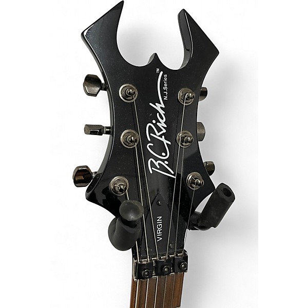 Used B.C. Rich Virgin Standard Black Solid Body Electric Guitar