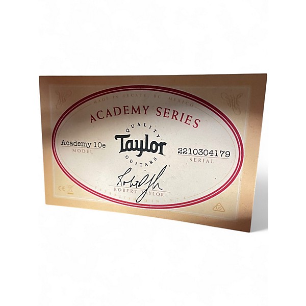 Used Taylor Academy 10E Natural Acoustic Electric Guitar
