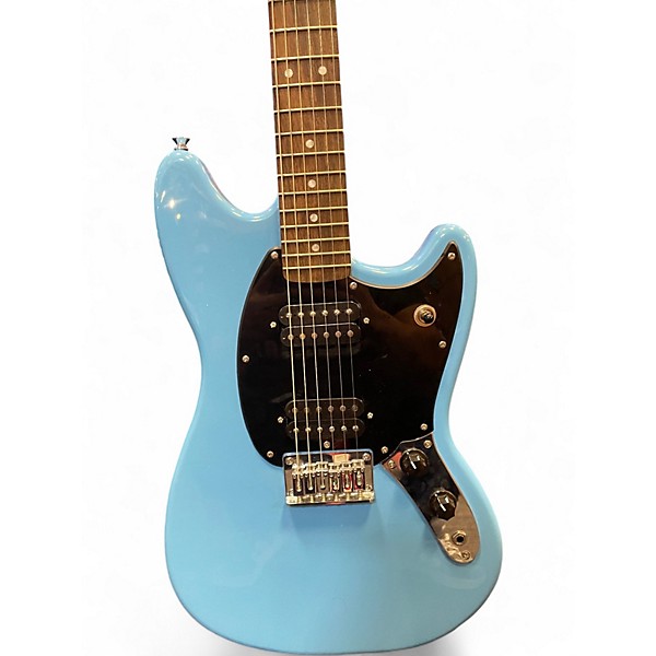 Used Squier SONIC MUSTANG CALIFORNIA BLUE Solid Body Electric Guitar
