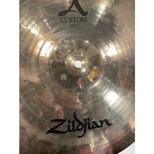Used Zildjian 17in A Custom Crash Cymbal