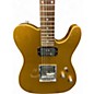 Used Schecter Guitar Research Diamond Series PT Metallic Gold Solid Body Electric Guitar