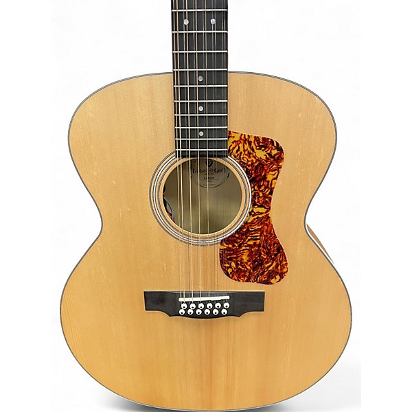 Used Guild F-2512E Westerly Natural 12 String Acoustic Electric Guitar