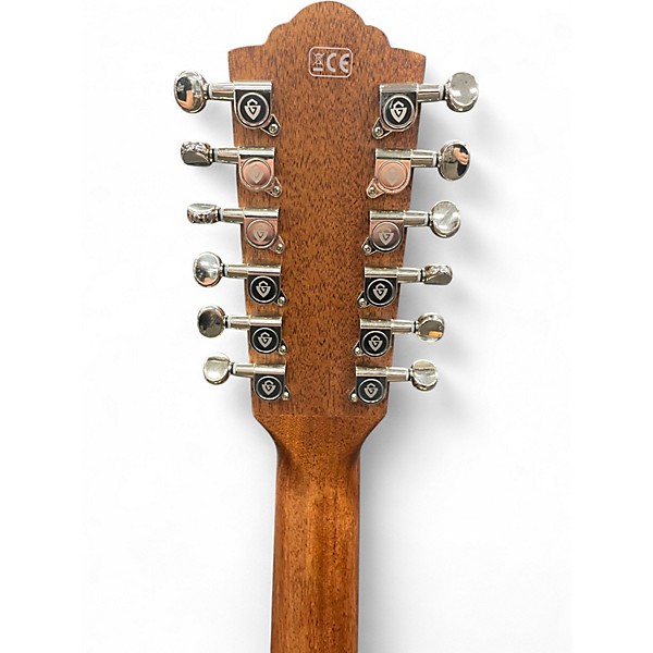 Used Guild F-2512E Westerly Natural 12 String Acoustic Electric Guitar
