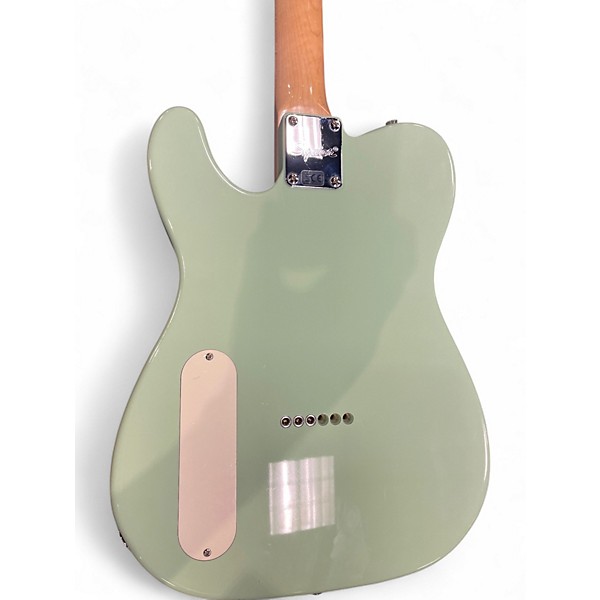 Used Squier Paranormal Baritone Cabronita Telecaster White Solid Body Electric Guitar