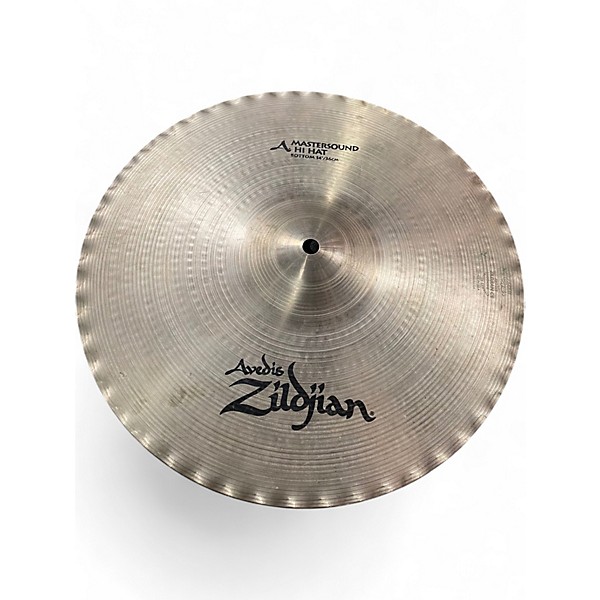 Used Zildjian 14in Avedis Mastersound Hi Hat Bottom Cymbal