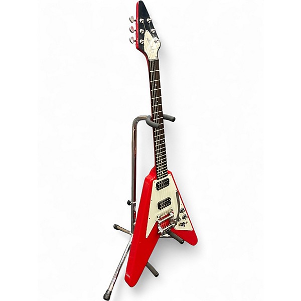Used 2003 Epiphone 70s Reissue Flying V Red Solid Body Electric Guitar