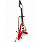 Used 2003 Epiphone 70s Reissue Flying V Red Solid Body Electric Guitar