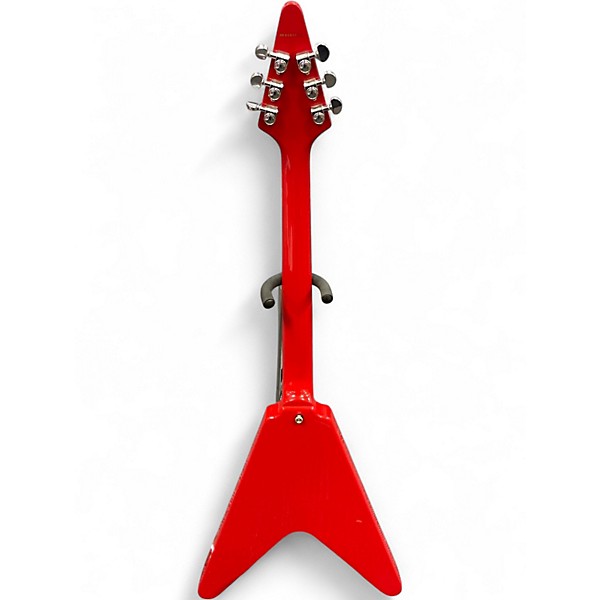 Used 2003 Epiphone 70s Reissue Flying V Red Solid Body Electric Guitar