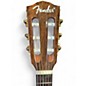 Used Fender CN-240SCE Thinline Natural Classical Acoustic Electric Guitar