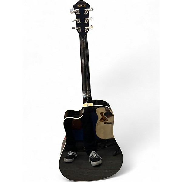 Used Ibanez V70CE Black Acoustic Electric Guitar