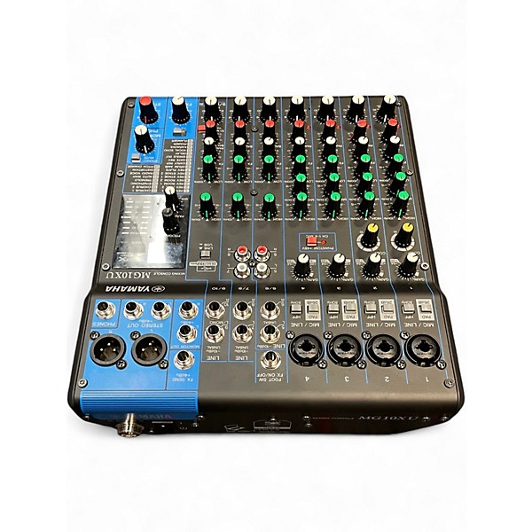 Used Yamaha MG10XU 10 Channel Mixer with Effects Unpowered Mixer