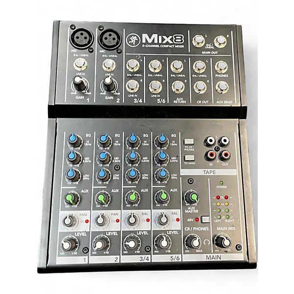 Used Mackie MIX 8 Unpowered Mixer