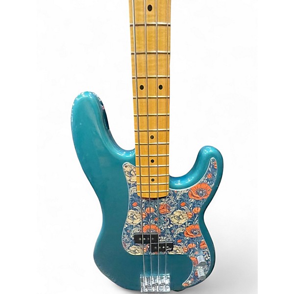 Used Fender Player Precision Bass Ocean Turquoise Electric Bass Guitar