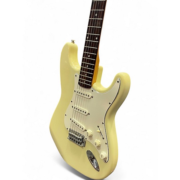 Used Squier Standard Stratocaster White Solid Body Electric Guitar