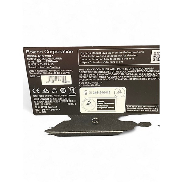 Used BOSS katana mini x Battery Powered Amp