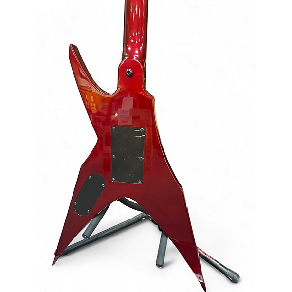 Used DBZ Guitars BIRD OF PREY RED AND BLACK Solid Body Electric Guitar