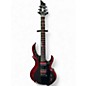 Used ESP CUSTOM BLACK AND RED Solid Body Electric Guitar thumbnail