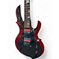 Used ESP CUSTOM BLACK AND RED Solid Body Electric Guitar