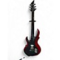 Used ESP CUSTOM BLACK AND RED Solid Body Electric Guitar