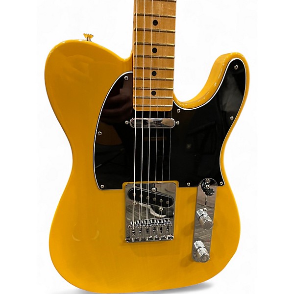 Used Fender PLAYER II TELECASTER CHAMBERED ASH Butterscotch Blonde Solid Body Electric Guitar